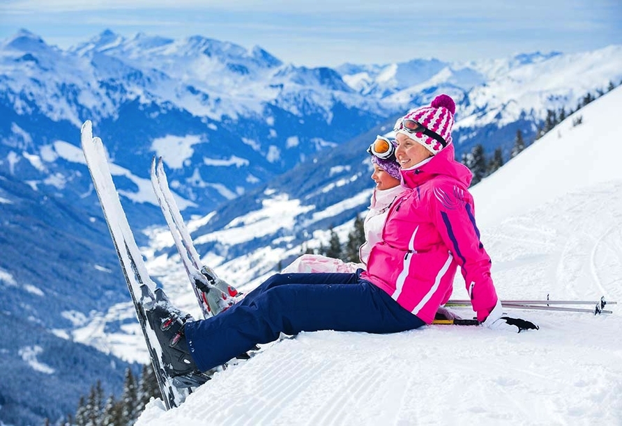 Freuen Sie sich auf Ihren Skiurlaub.