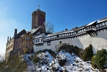 Die Wartburg sieht besonders im Winter romantisch aus.
