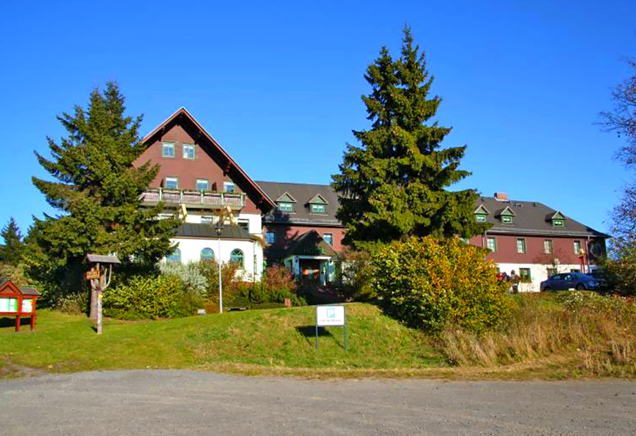 Das PRIMA Hotel Eisenacher Haus in Erbenhausen ist idyllisch gelegen.