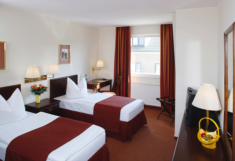 Doppelzimmerbeispiel im KomfortHotel Großbeeren 
