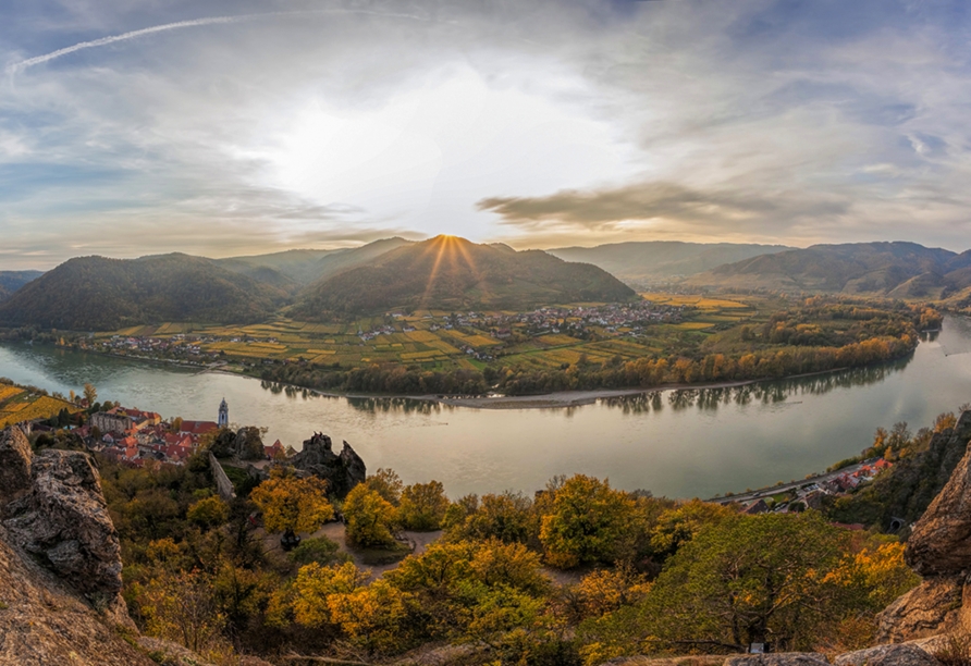 Die Wachau ist UNESCO-Weltkulturerbe und zu jeder Jahreszeit eine magische Region.