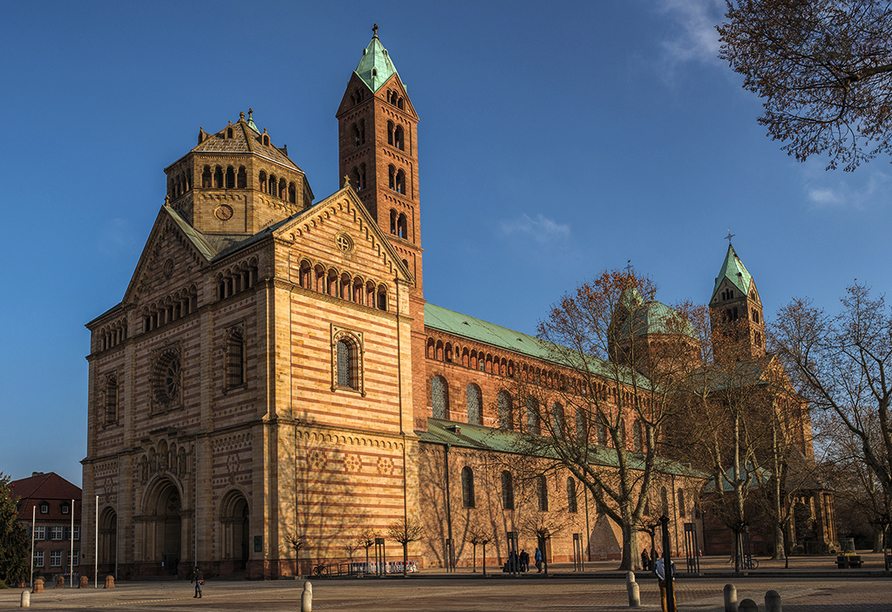Der imposante Dom zu Speyer ist immer einen Ausflug wert.