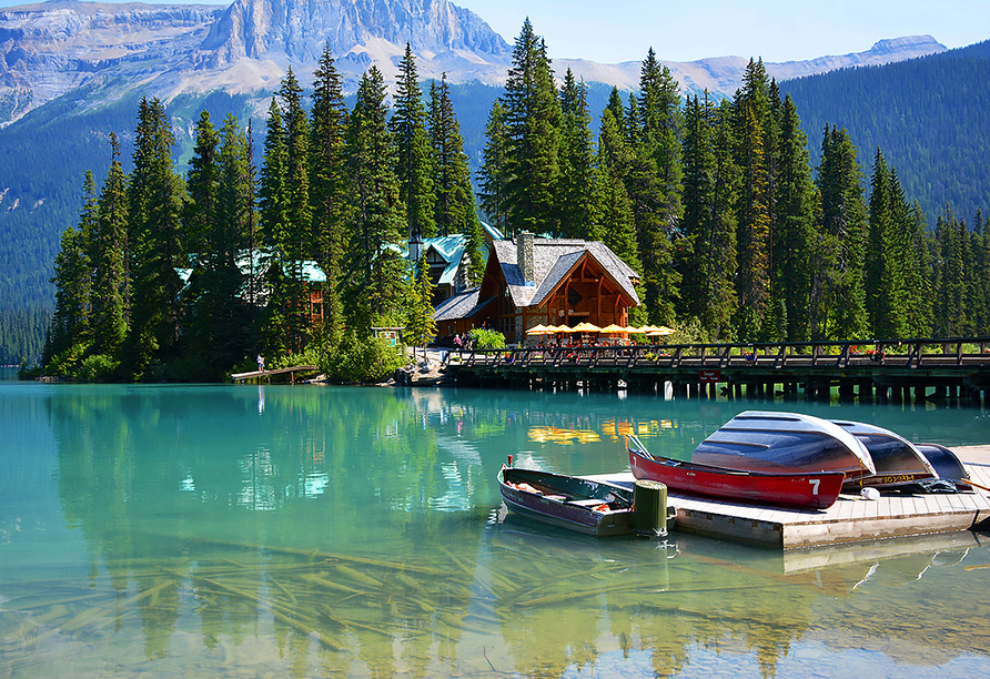 West-Kanada-Reise, Emerald Lake im Yoho Nationalpark