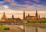Die Frauenkirche Dresden prägt das historische Stadtbild der Elbmetropole.