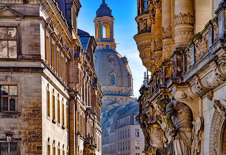 Schlendern Sie durch die Altstadt von Dresden – es lohnt sich.