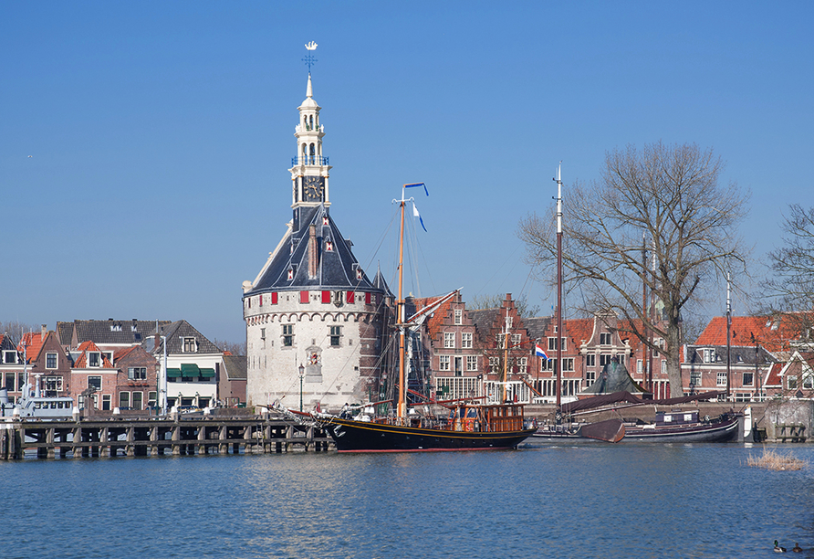 Sie besuchen auch die historische Stadt Hoorn.