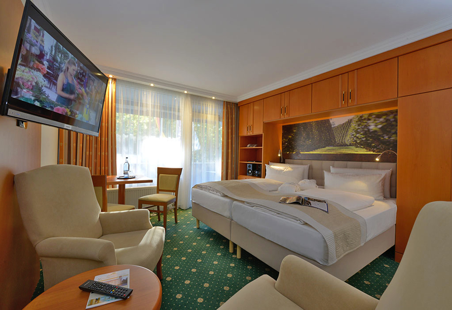 Hotel Schweizer Hof in Bad Füssing im Bayerischen Wald, Beispiel Doppelzimmer Superior