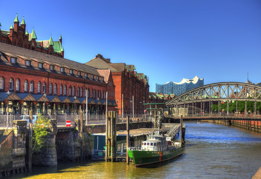 Die Speicherstadt ist eines der beliebtesten Ausflugsziele in Hamburg.