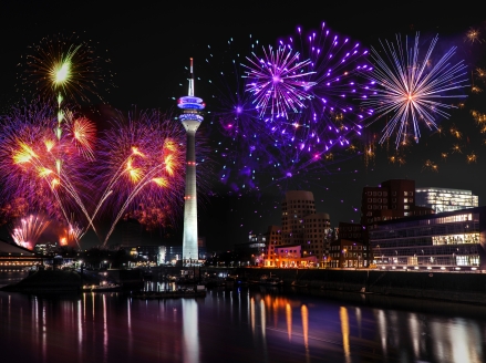 Feiern Sie Silvester in Düsseldorf!