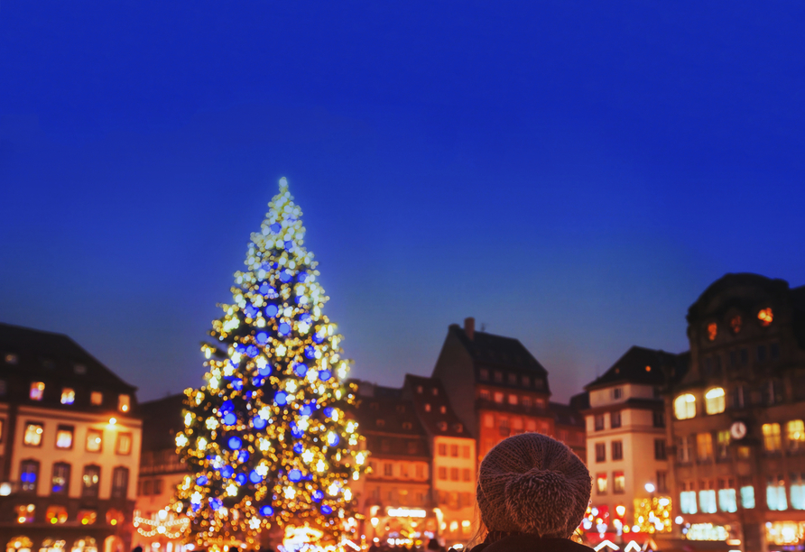Straßburg begrüßt Sie zur Weihnachtszeit.