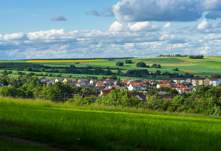 Kirchheimbolanden liegt mitten in der idyllischen Pfalz.
