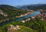 Radeln Sie von Visegrád aus durch die sanft hügelige Landschaft des Donauknies.