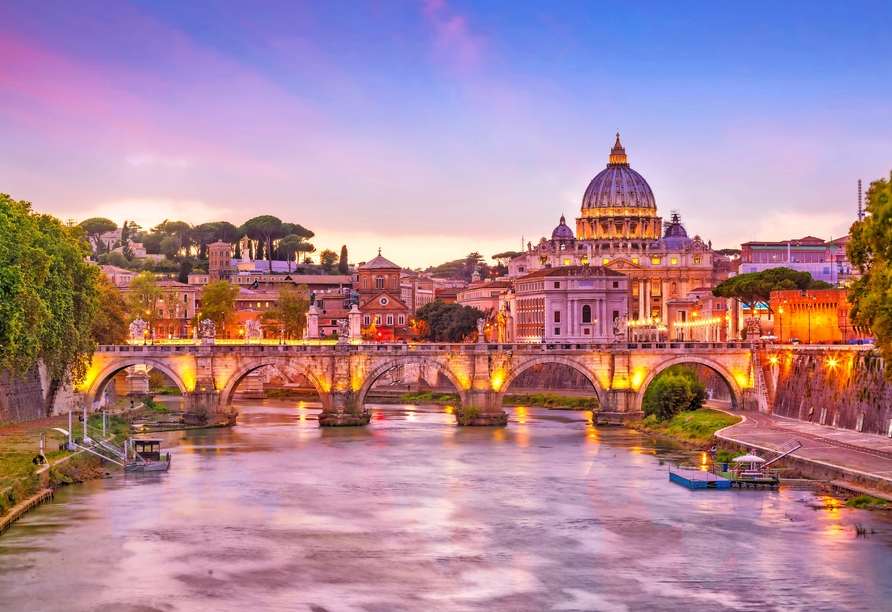 Erleben Sie die italienische Hauptstadt Rom.