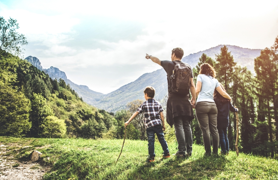 Die Umgebung bietet zahlreiche Wandermöglichkeiten.