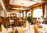 Genießen Sie leckere Speisen im Restaurant des Hotels.