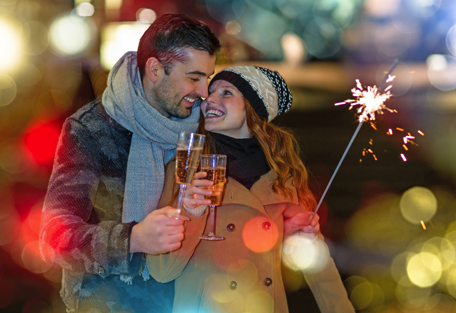 Freuen Sie sich auf ein romantisches Silvesterfest im Bayerischen Wald.