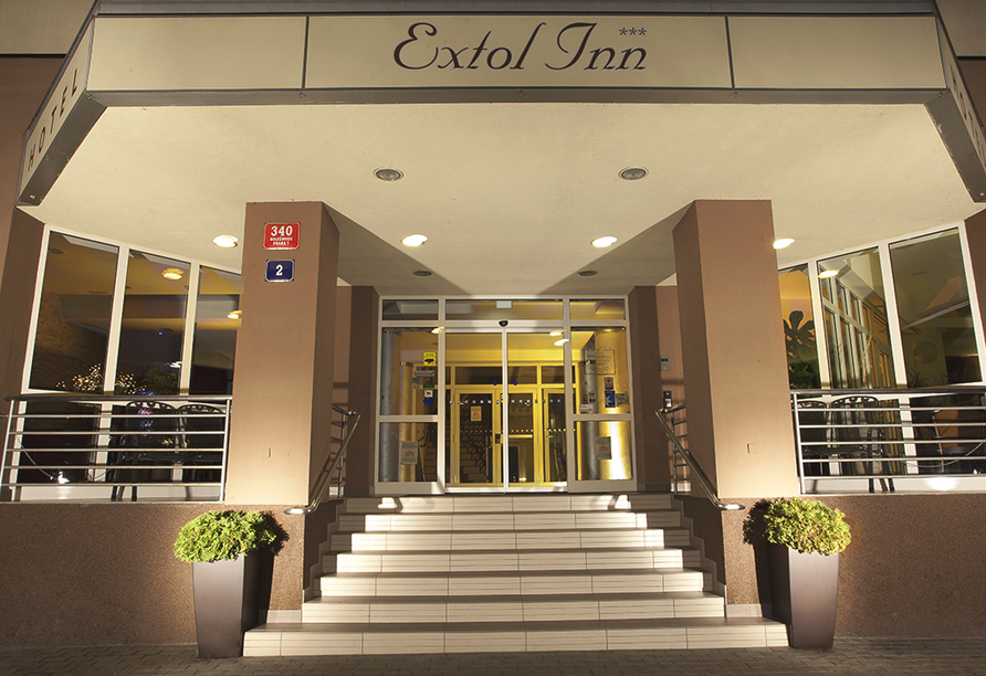 Herzlich willkommen im Wellness Extol Inn Hotel in Prag!