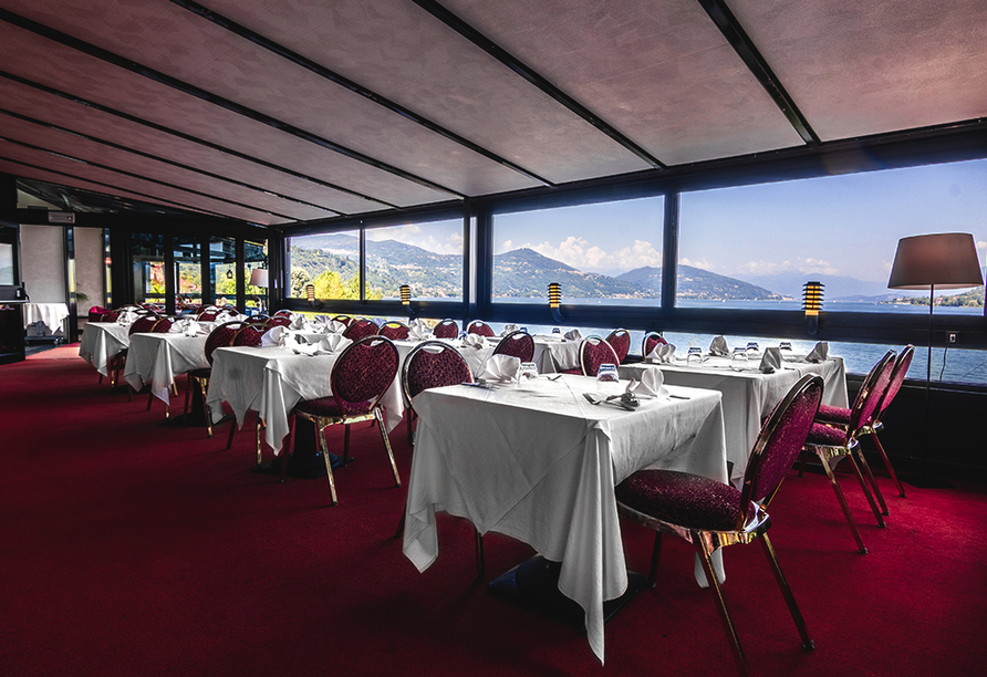 Hotel Concorde in Arona Lago Maggiore Italien, Restaurant