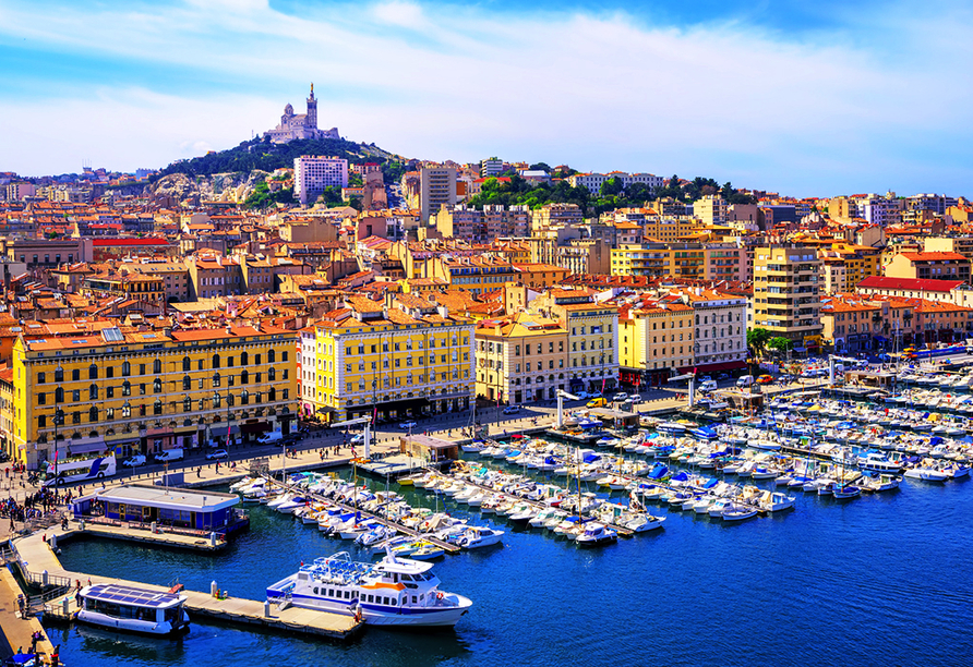 Die schöne Hafenstadt Marseille an der französischen Mittelmeerküste hat eine spannende Geschichte.
