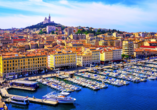 Die schöne Hafenstadt Marseille an der französischen Mittelmeerküste hat eine spannende Geschichte.
