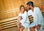 Hotel Waldhaus am See, Paar in Sauna