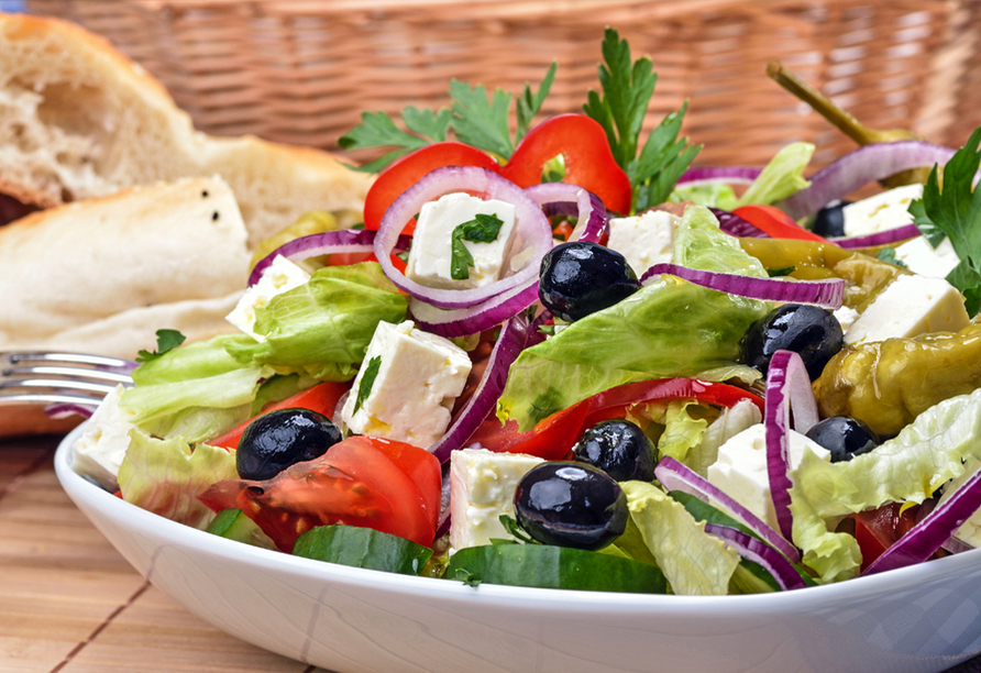 Entdeckerreise Chalkidiki, griechischer Salat