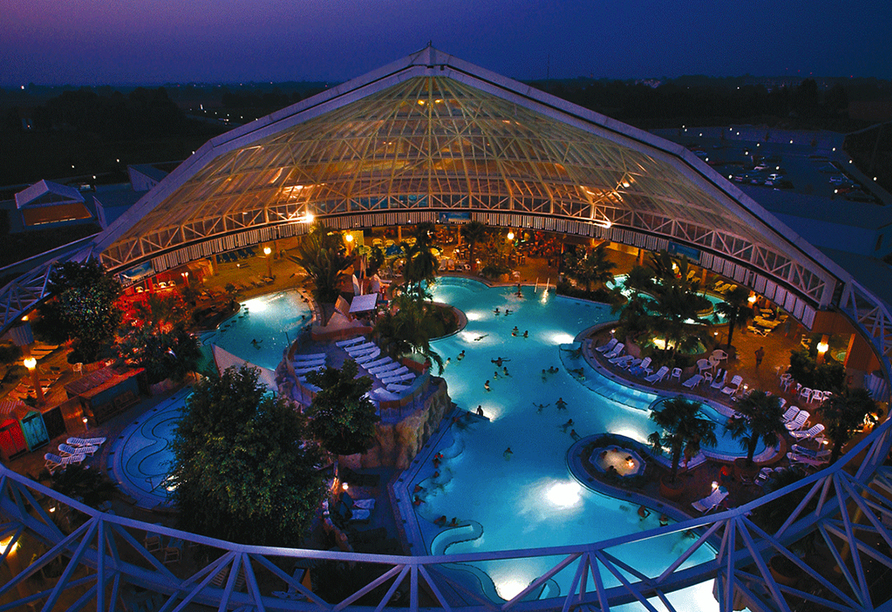Lassen Sie in der Therme Erding die Seele baumeln.