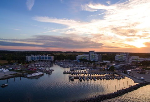 Panorama des Ostseehotels Midgard.
