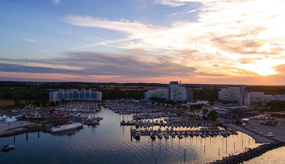 Panorama des Ostseehotels Midgard.