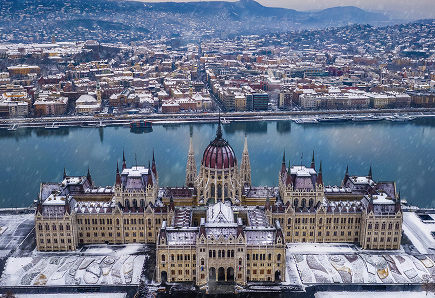 Erleben Sie das schöne Budapest im Winter. 