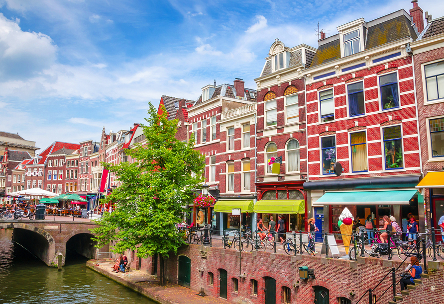 Freuen Sie sich auf einen Ausflug ins bezaubernde Utrecht.