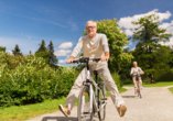 Erkunden Sie die Umgebung ganz entspannt mit dem Fahrrad.