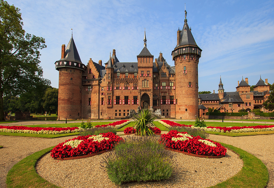 Das märchenhafte Schloss Kasteel de Haar ist ein tolles Ausflugsziel vor den Toren von Utrecht.