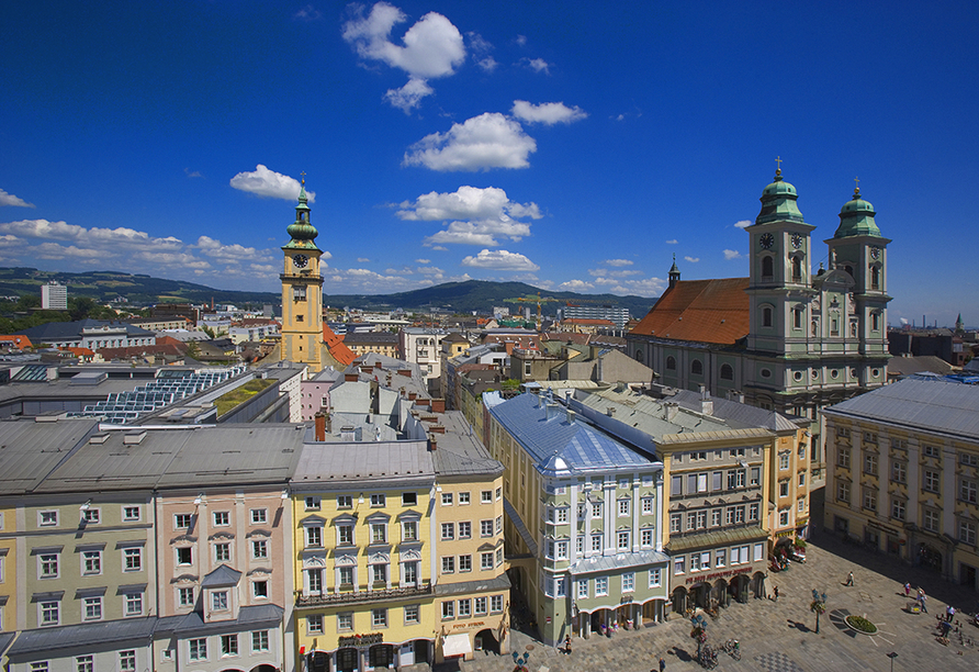 Entdecken Sie die schönsten Sehenswürdigkeiten in Linz.