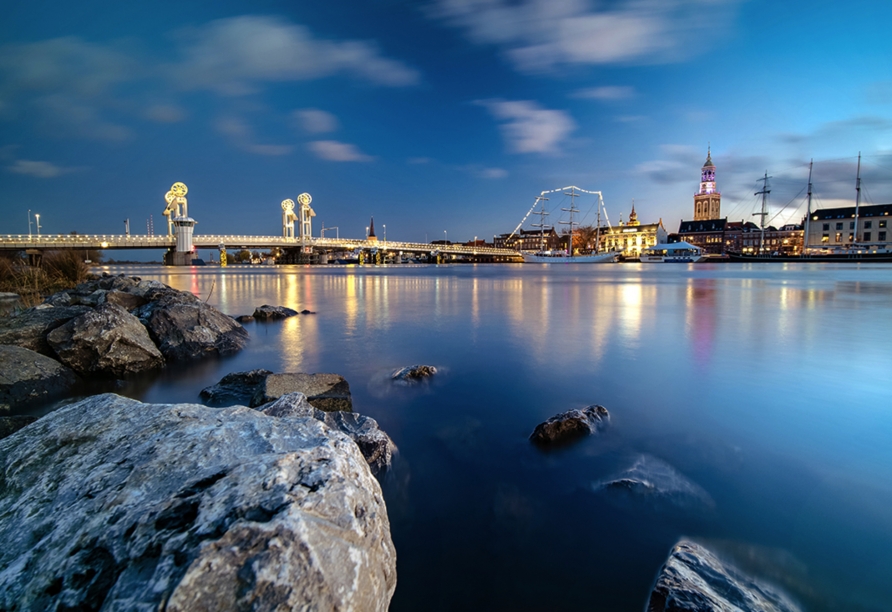 In Kampen an der IJssel ist die hanseatische Vergangenheit der Stadt noch heute überall anzutreffen.