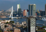Die Skyline von Rotterdam in den Niederlanden