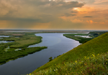 Blick auf die Donau und das Donaudelta