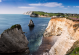 Die Insel Isle of Wight an der englischen Küste 