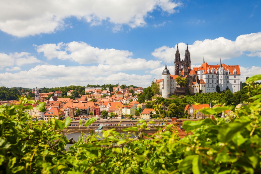 Der Dom und die Albrechtsburg in Meißen sind zu jeder Jahreszeit schön anzuschauen.