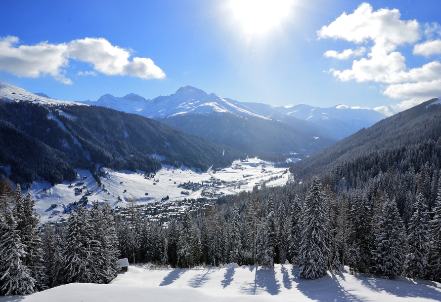 Verbringen Sie die kalte Jahreszeit in Graubünden.