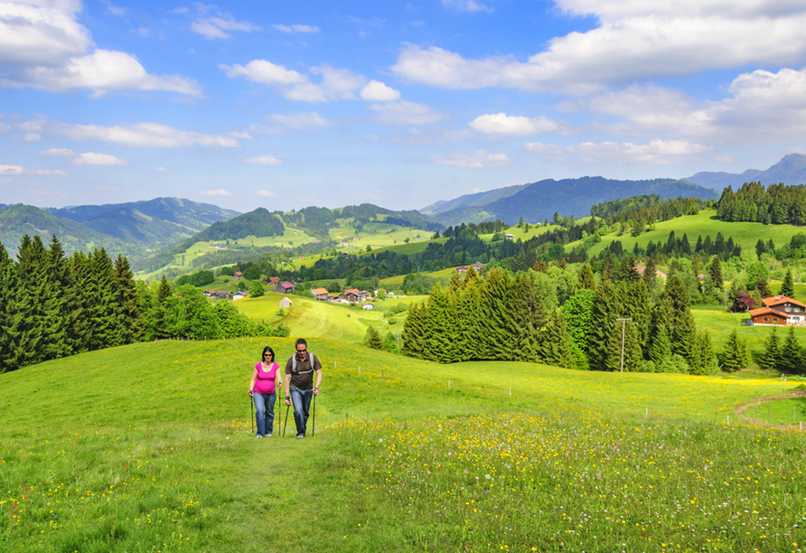 Oberstdorf und das Allgäu sind ein wahres Paradies für Wanderer.