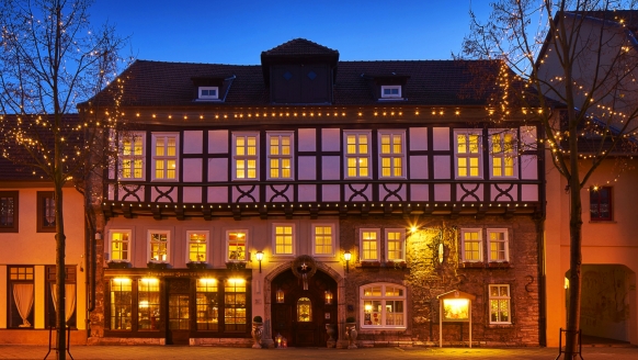 Hotel Brauhaus Zum Löwen, Brauhaus am Abend