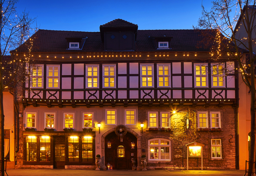 Hotel Brauhaus Zum Löwen, Brauhaus am Abend