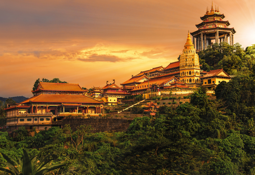 Der Kek-Lok-Tempel auf Penang ist einen Besuch wert.