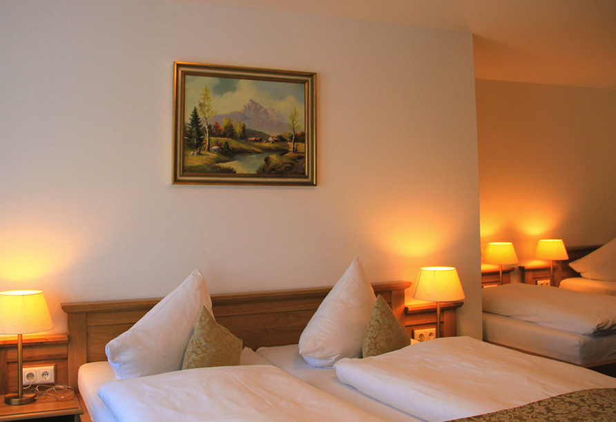 Hotel Schwabenwirt in Berchtesgaden, Beispiel Familienzimmer