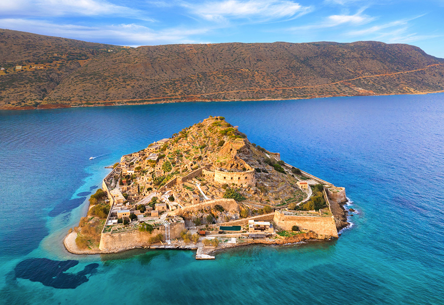 Auch ein Fotostopp mit Blick auf die Insel Spinalonga steht auf dem Programm.