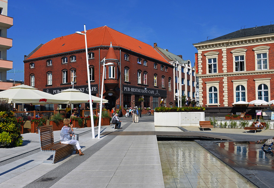 Hotel Lazur in Swinemünde, Zentrum