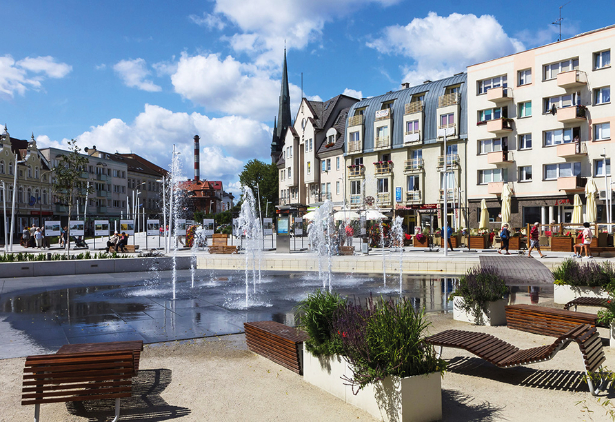Hotel Lazur in Swinemünde, Zentrum