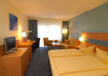 Beispiel eines Standardzimmers Landseite im Hotel Hoeri am Bodensee in Gaienhofen