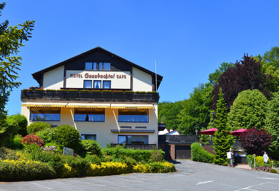 Hotel Gassbachtal in Grasellenbach, Odenwald, Außenansicht
